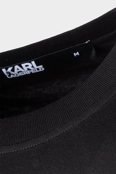 ΜΠΛΟΥΖΑ T-SHIRT KARL LAGERFELD - 990 ΜΑΥΡΟ